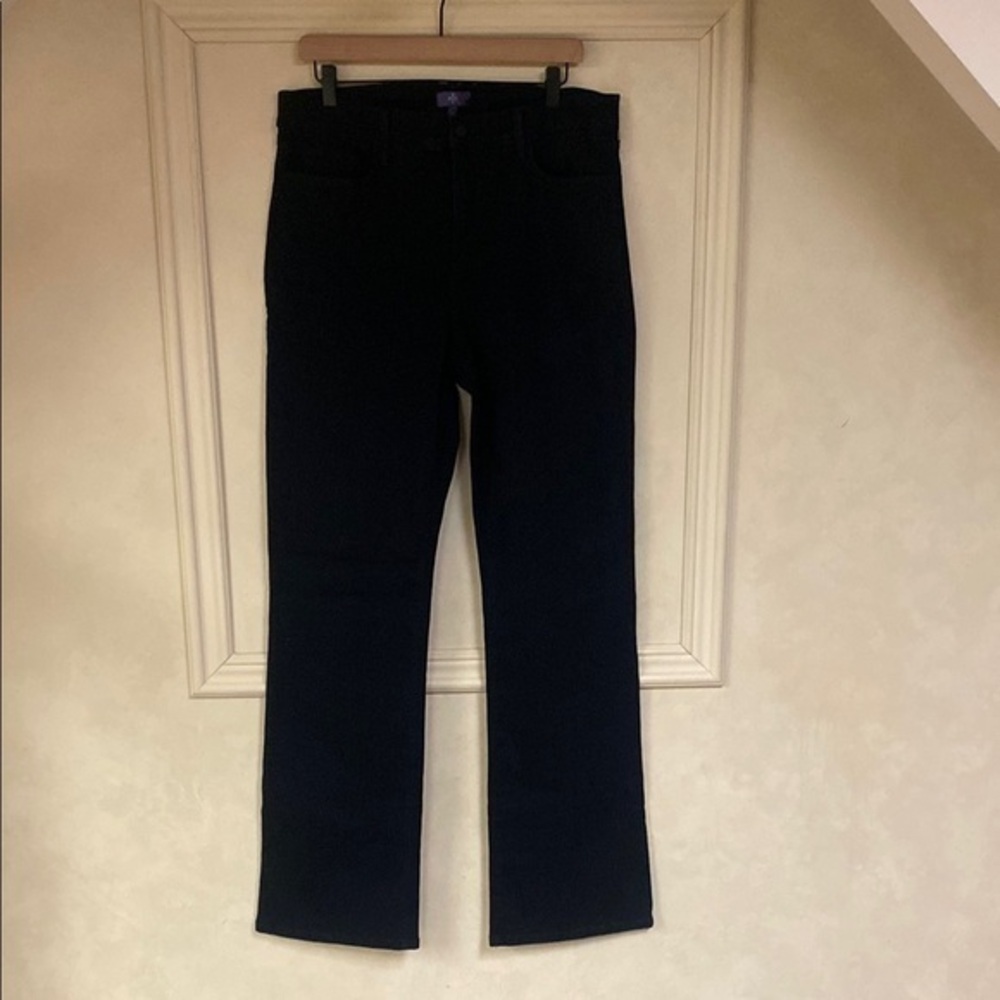 NYDJ Women's Bootcut Black Jeans size 14 Long